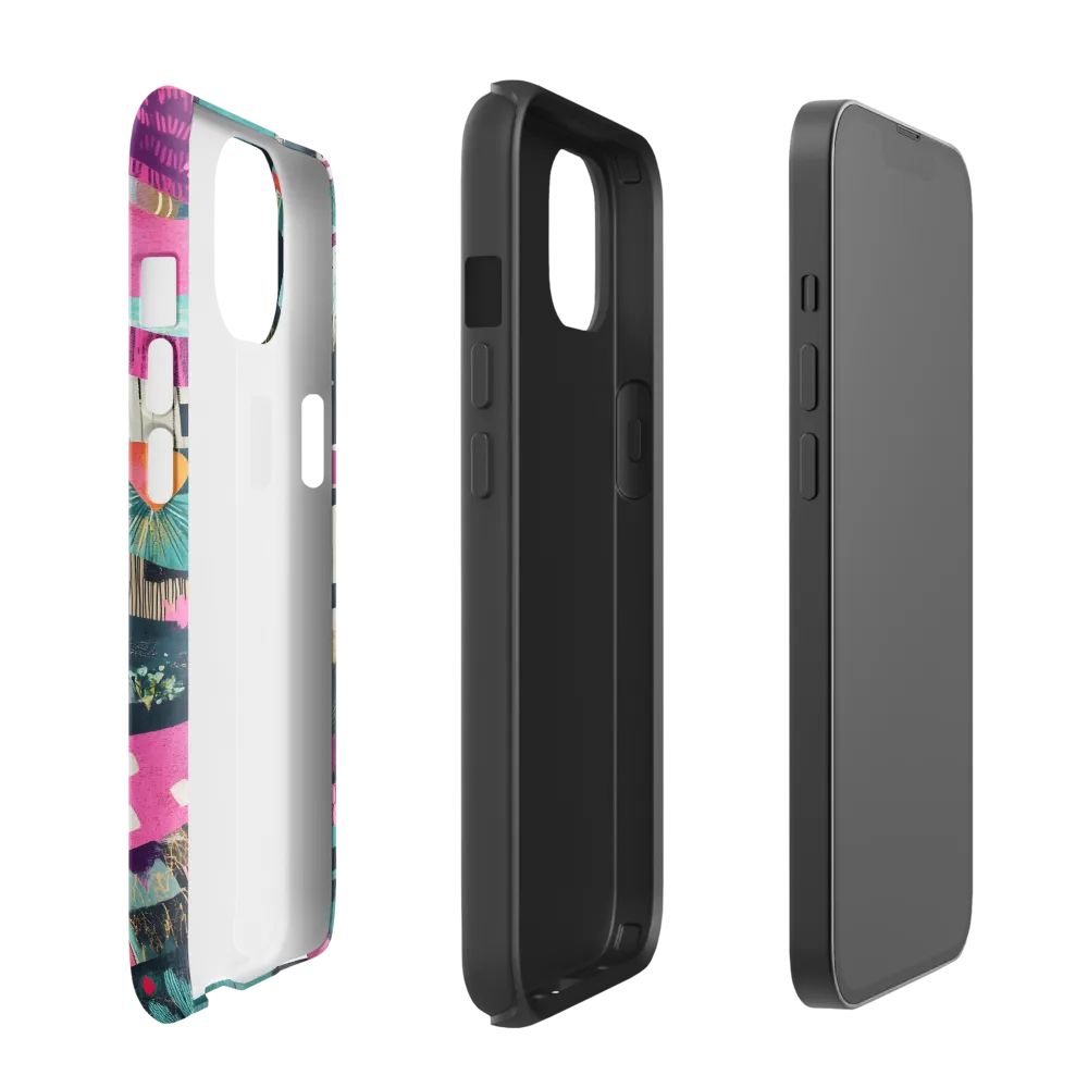 Whimsical Journey Through a Vibrant Landscape | Phone Case |  13 | Tough Case | Matte