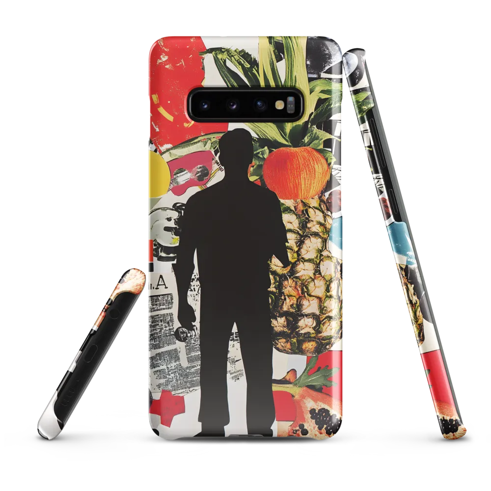 Fruitful Silhouettes | Phone Case |  S10 Plus | Snap Case | Glossy