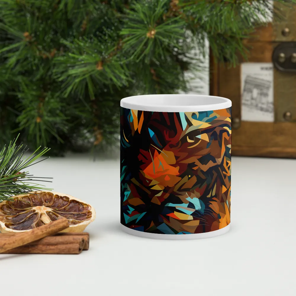 Wild Symphony: Abstract Tigers | Mugs | Multiple Sizes & Colors