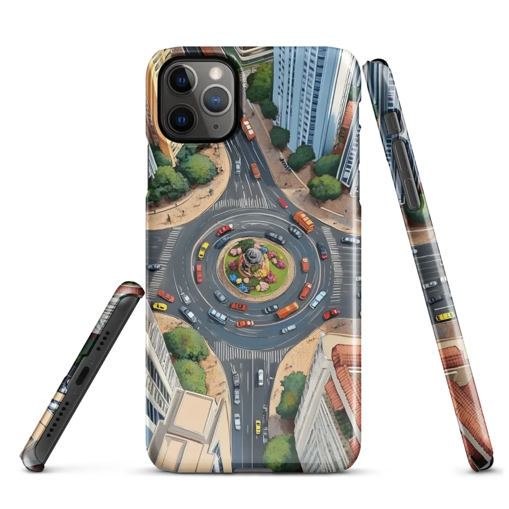 Urban Symphony: Aerial Vision of City Life | Phone Case |  11 Pro Max | Snap Case | Glossy