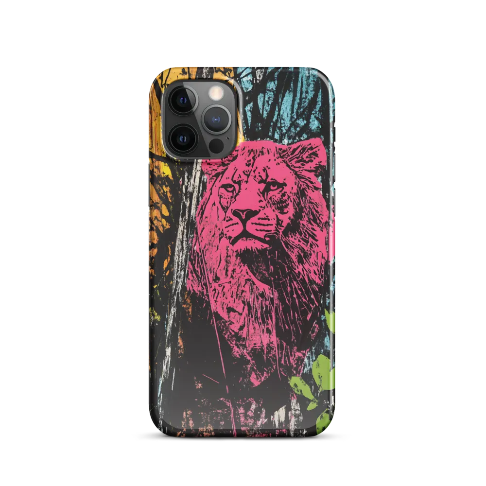 Fierce Vibrance: The Pink Lion