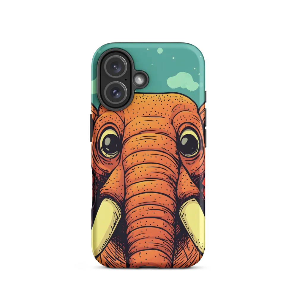 Whimsical Majesty: The Playful Elephant | Phone Case