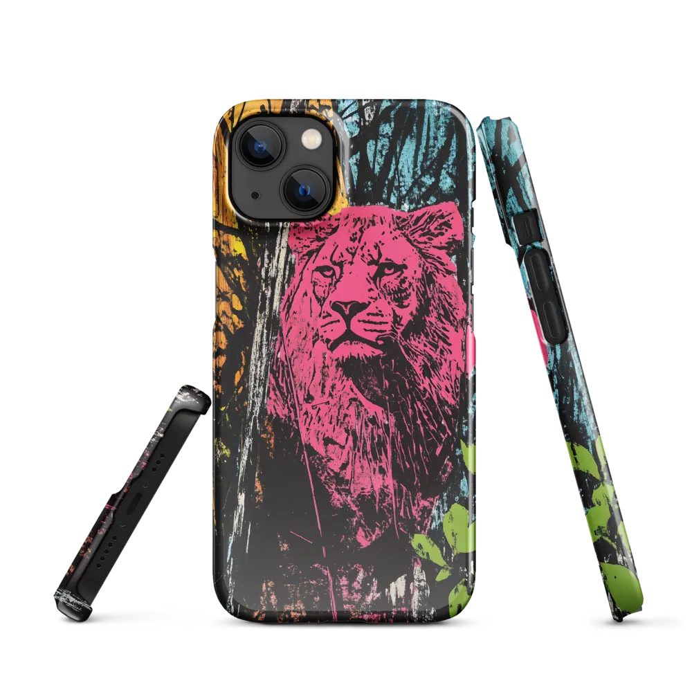 Fierce Vibrance: The Pink Lion