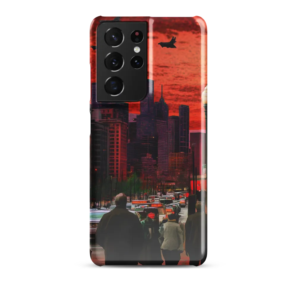 Urban Reverie: Stratospheric Shadows | Phone Case |  S21 Ultra | Snap Case | Glossy