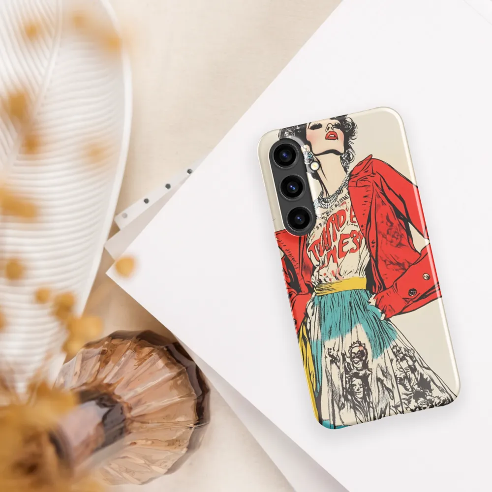Vibrant Elegance: A Pop Art Fashion Statement