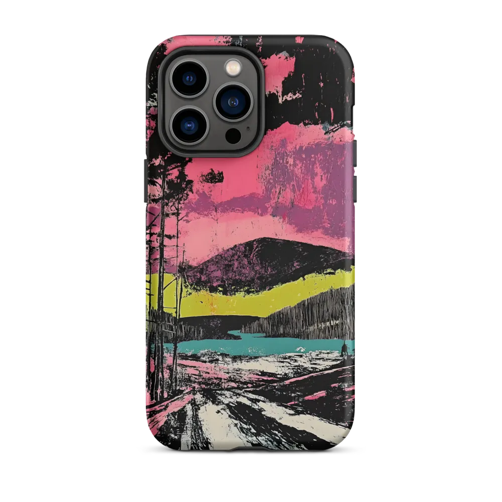 Vibrant Horizons: A Landscape in Contrast