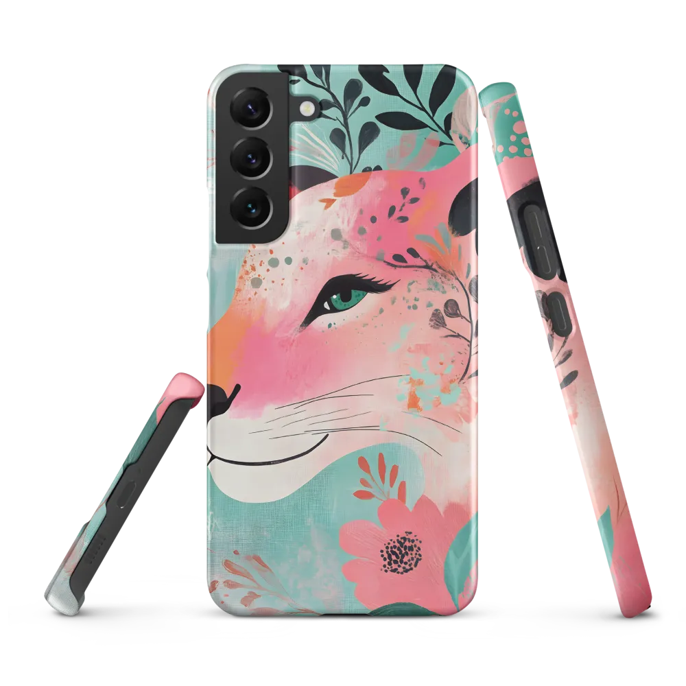 Whimsical Majesty: A Floral Lion