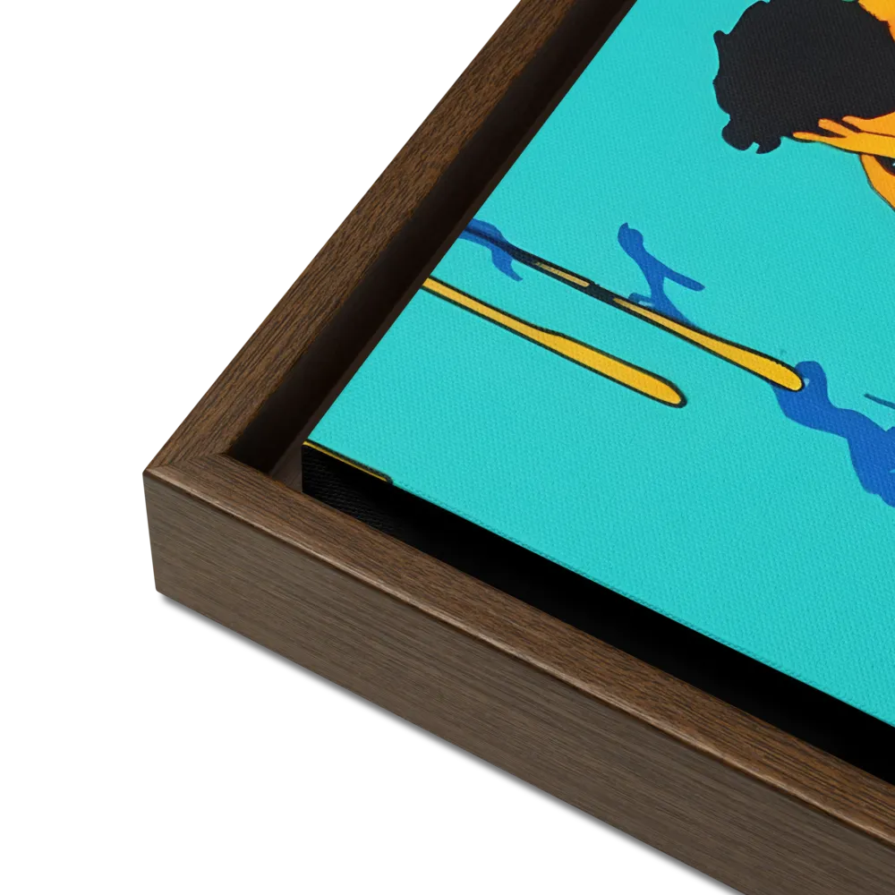 The Artist Within | Canvas with Brown Frame | 12″×16″