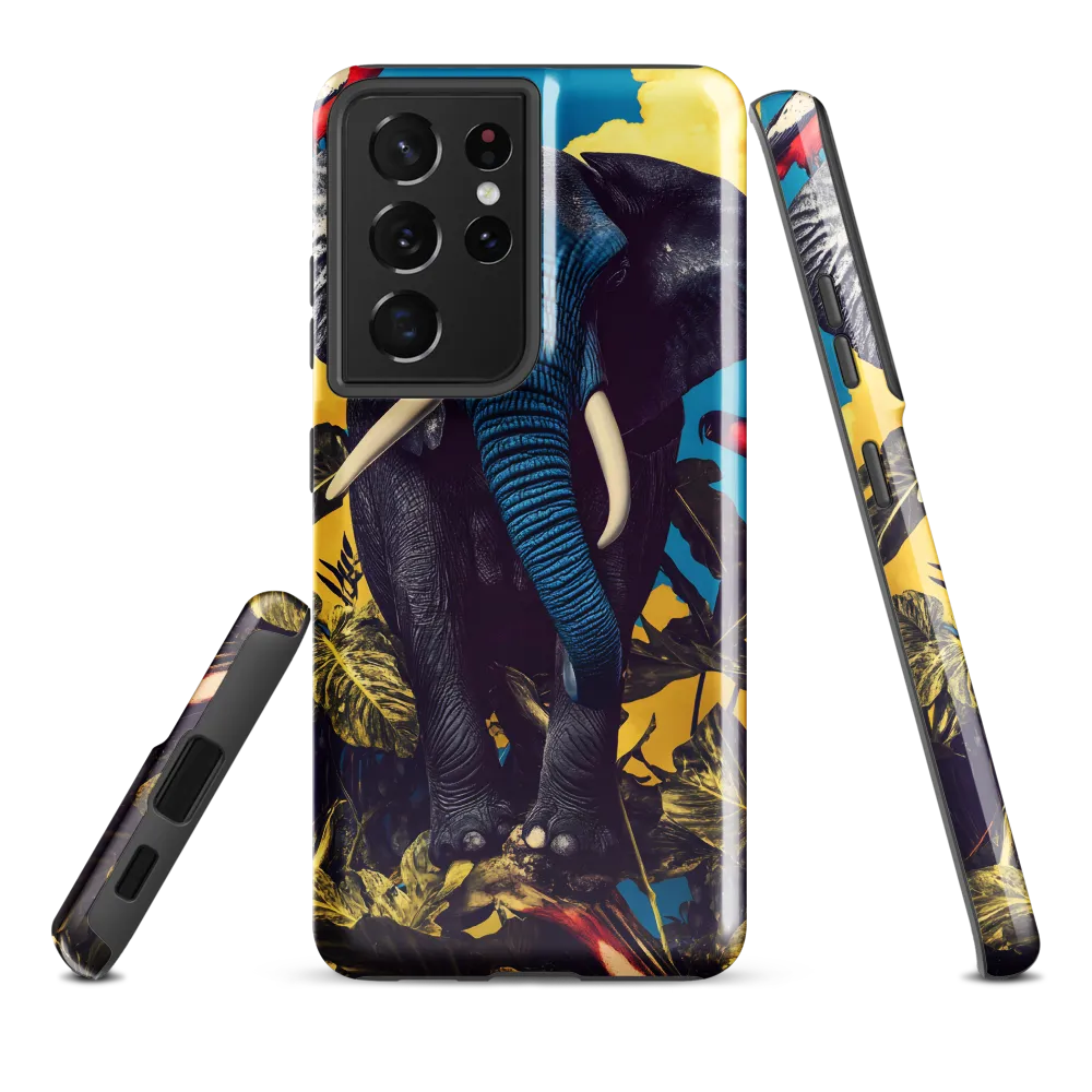 Elephant Dreams in Vibrant Colors | Phone Case |  S21 Ultra | Tough Case | Glossy