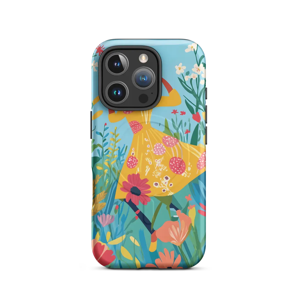 Dancing Among Blossoms | Phone Case |  16 Pro | MagSafe® Tough Case | Matte
