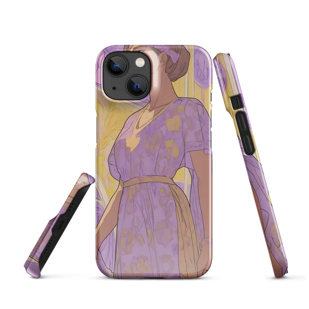 Elegance in Floral Harmony | Phone Case |  14 | Snap Case | Glossy