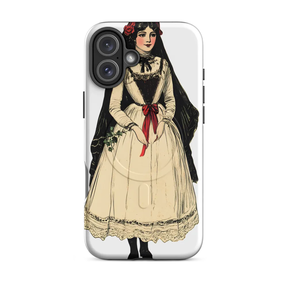 Elegance in Tradition: A Folk Portrait