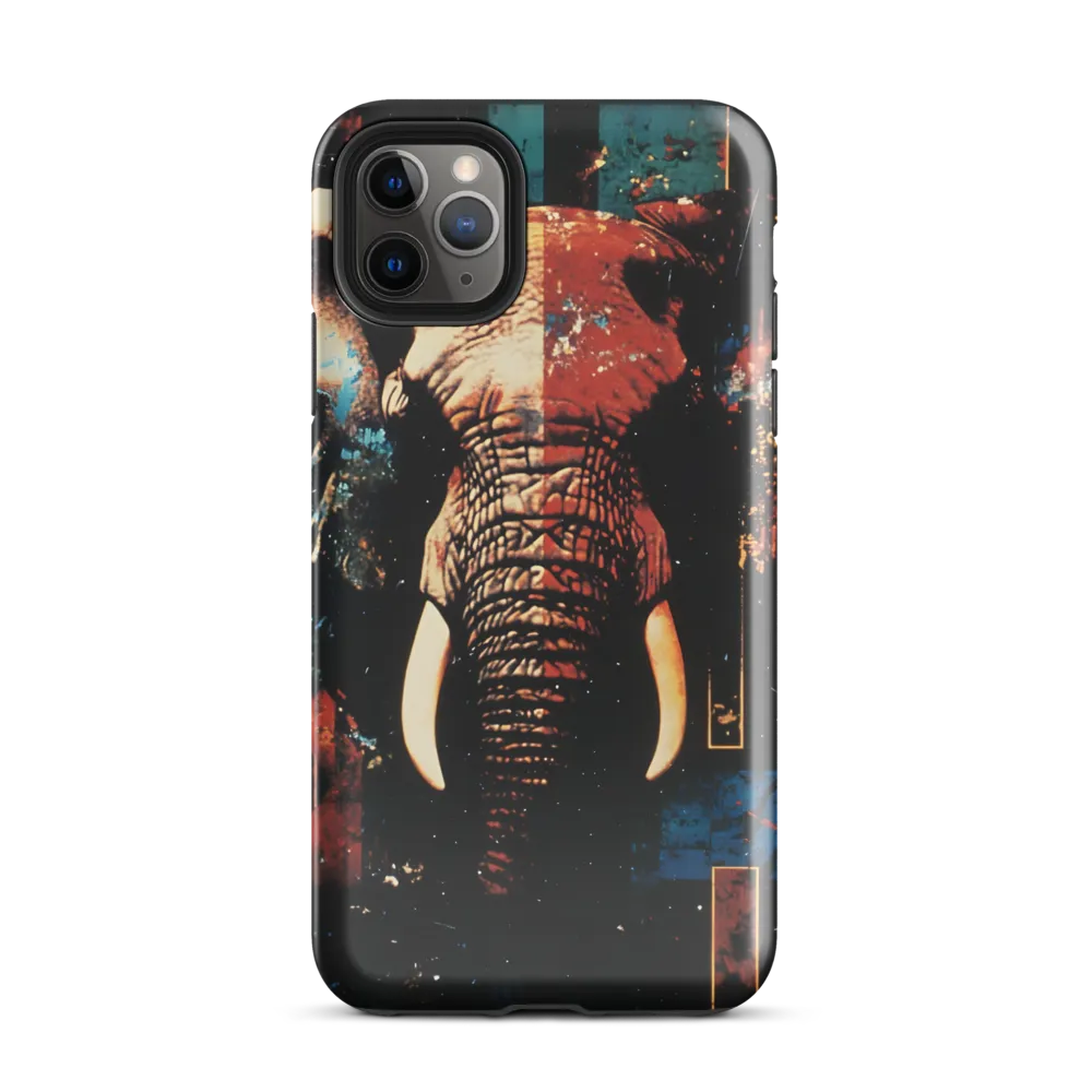 Majestic Mosaic: The Elephant | Phone Case |  11 Pro Max | Tough Case | Glossy