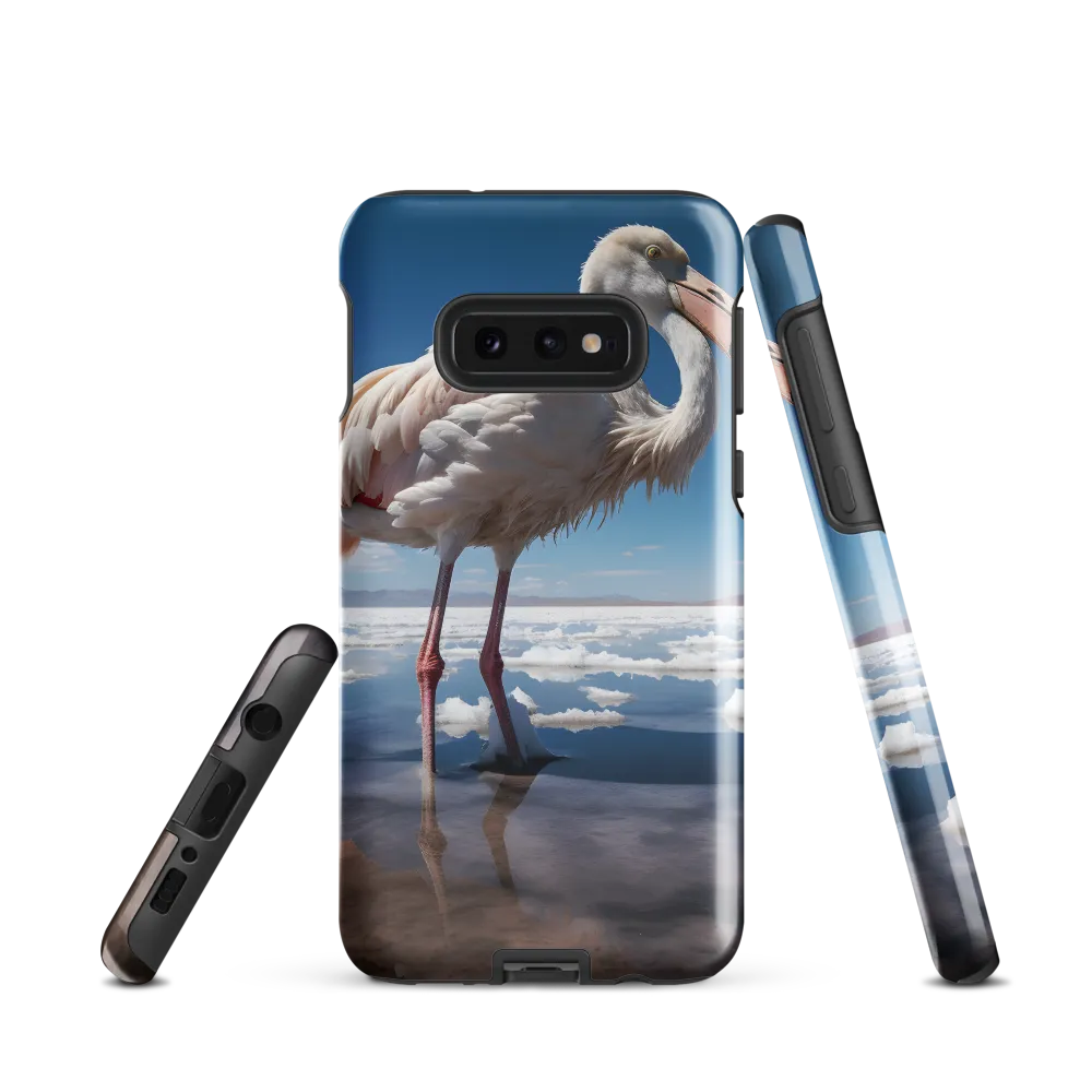 Graceful Solitude of a Flamingo