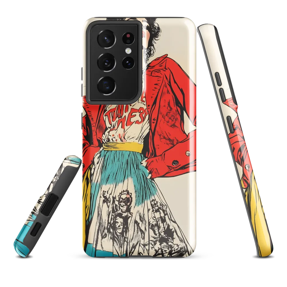 Vibrant Elegance: A Pop Art Fashion Statement