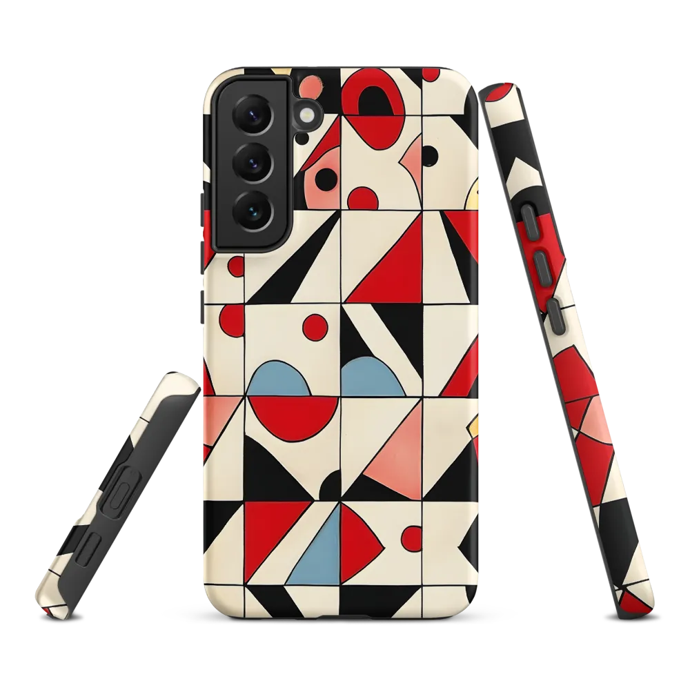 Dynamic Geometric Harmony | Phone Case |  S22 Plus | Tough Case | Matte