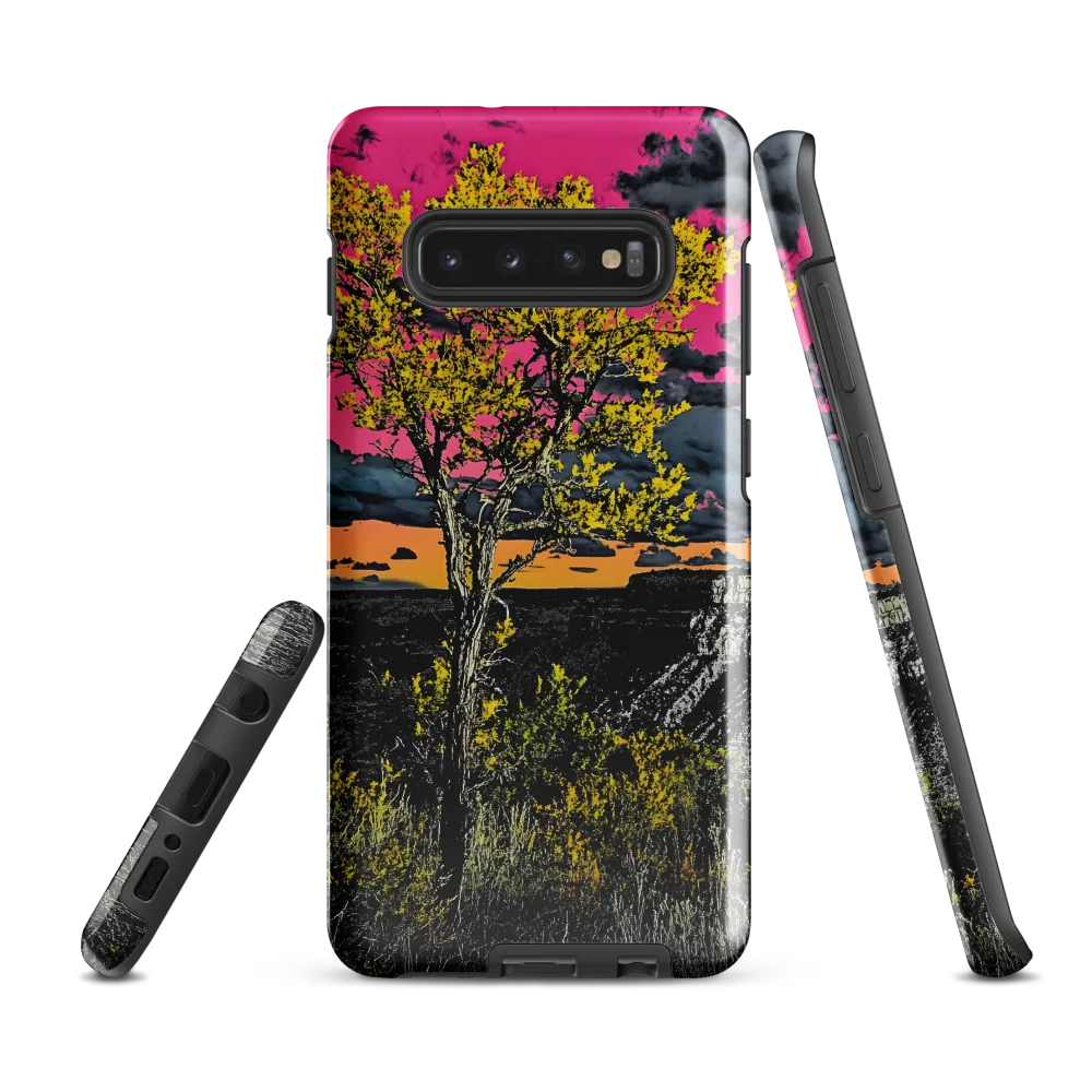 Ethereal Tree in a Surreal Landscape | Phone Case |  S10 Plus | Tough Case | Glossy