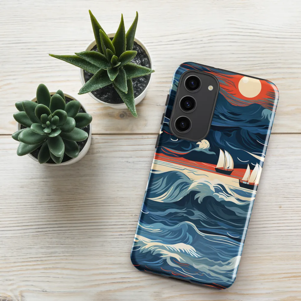 Ocean Whispers: A Voyage at Dusk