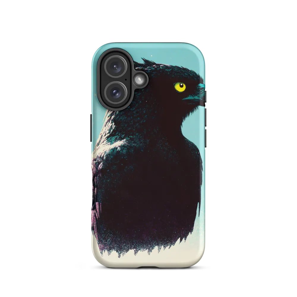 Eagle in Shadows: A Digital Odyssey | Phone Case