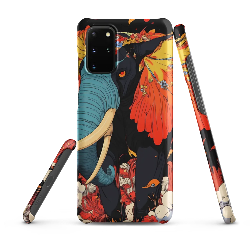 Majesty of the Floral Elephant | Phone Case |  S20 Plus | Snap Case | Matte
