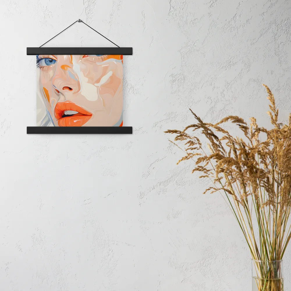 Ethereal Expressions | Poster With Black Wood Hanger | 10″×10″