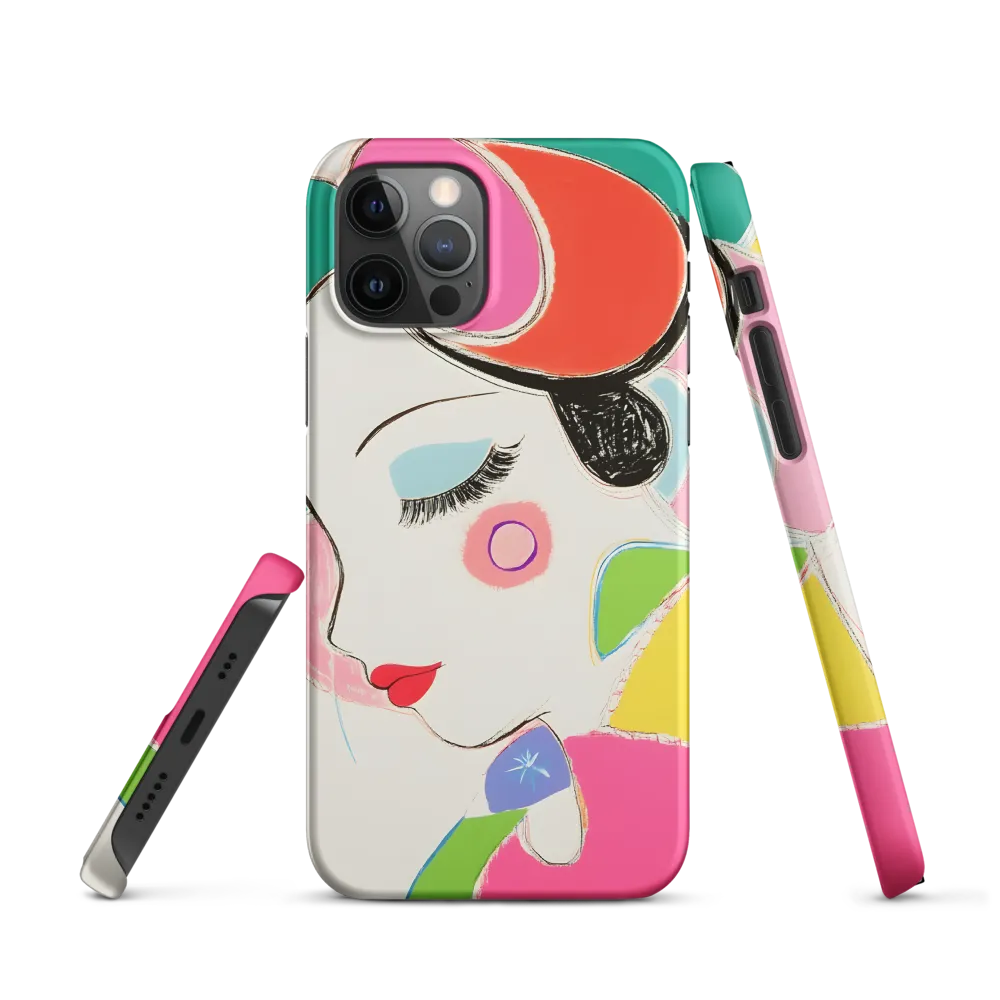 Whimsical Portrait in Colorful Abstraction