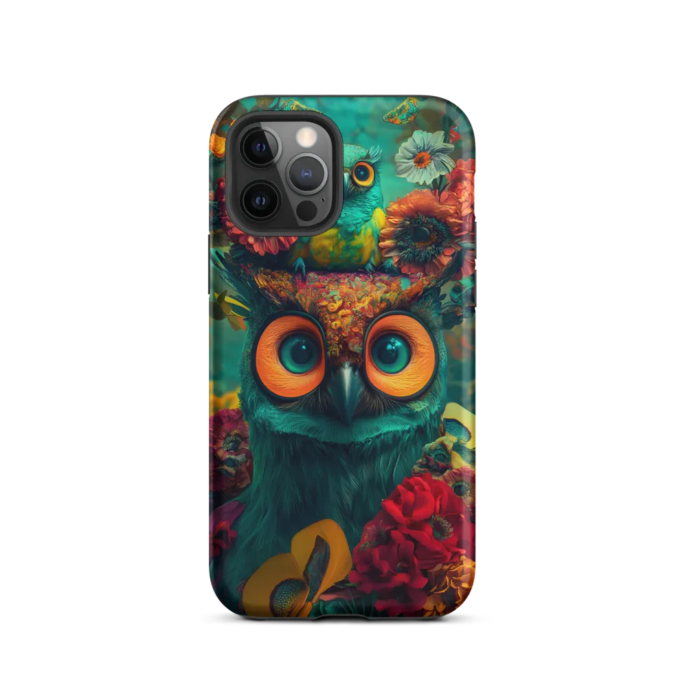 Majestic Harmony: The Floral Owl