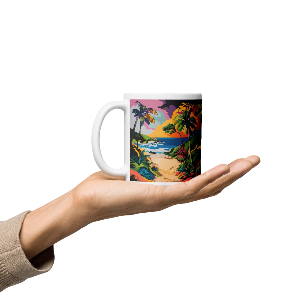 Tropical Sunset Escape | Mugs | Multiple Sizes & Colors