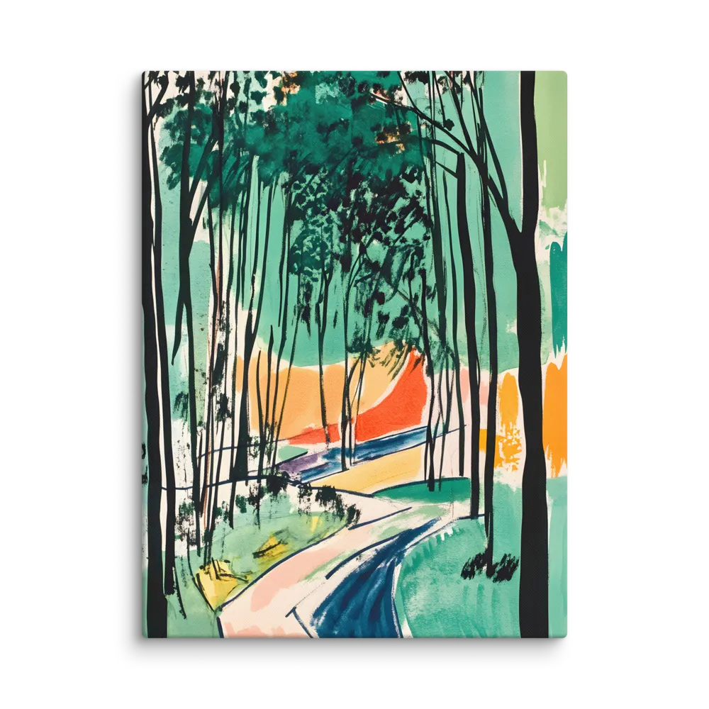 Winding Path Through the Forest | Canvas | 24″×32″
