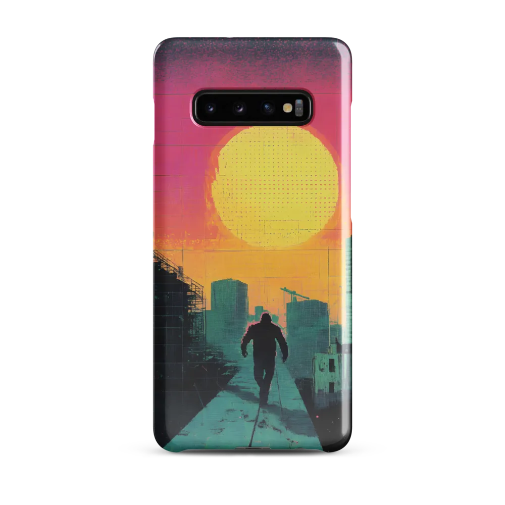 Solitude in a Neon City | Phone Case |  S10 Plus | Snap Case | Glossy