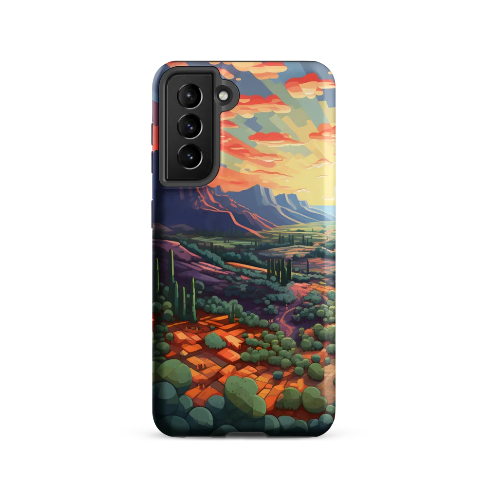 Desert Serenity at Dusk | Phone Case |  S21 | Tough Case | Matte