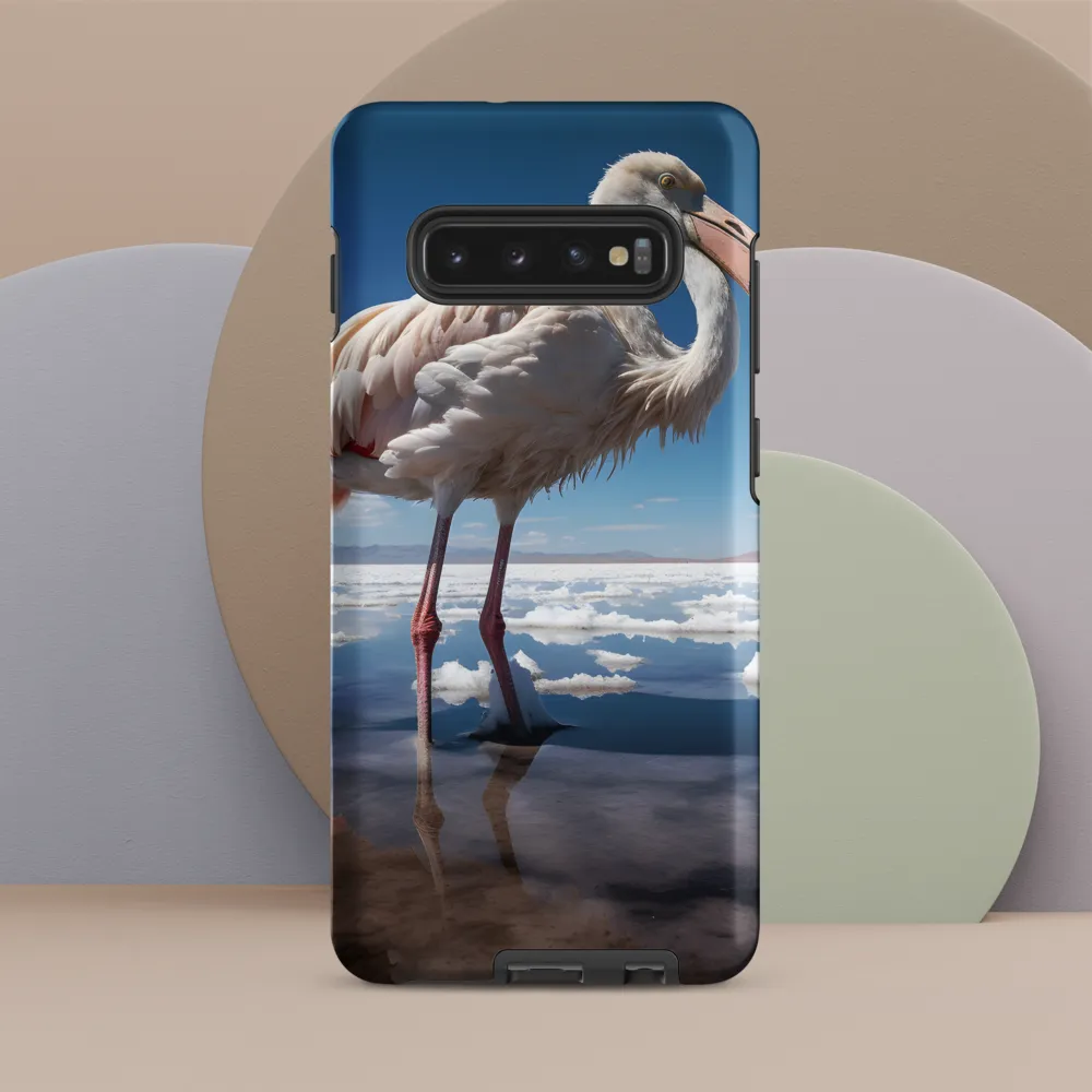 Graceful Solitude of a Flamingo
