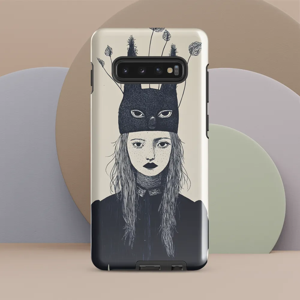 The Enigmatic Mask | Phone Case |  S10 Plus | Tough Case | Glossy