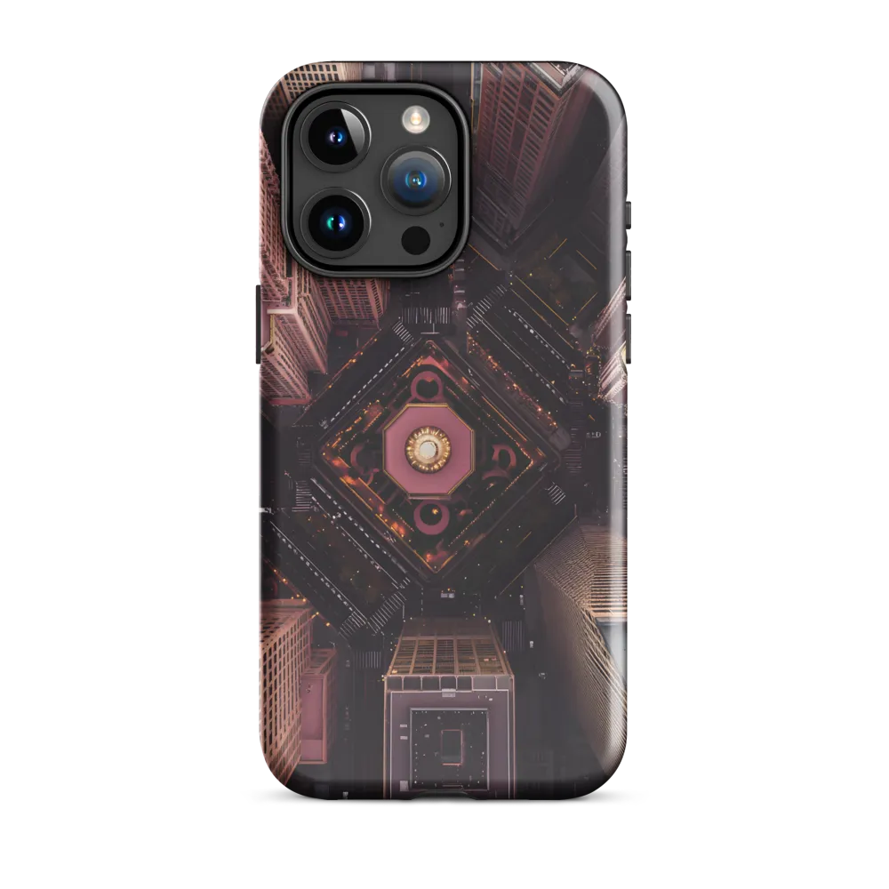 Urban Symphony: Aerial Views of the City | Phone Case |  15 Pro Max | Tough Case | Glossy