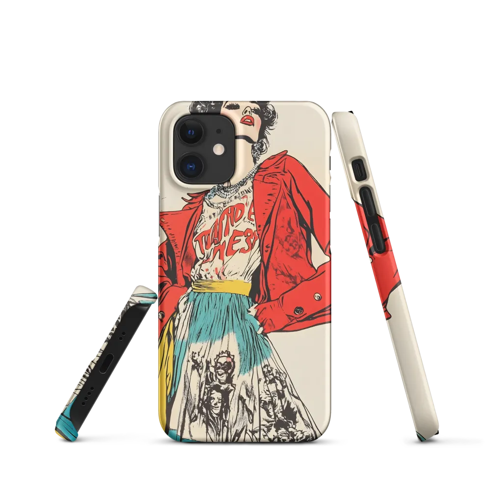 Vibrant Elegance: A Pop Art Fashion Statement