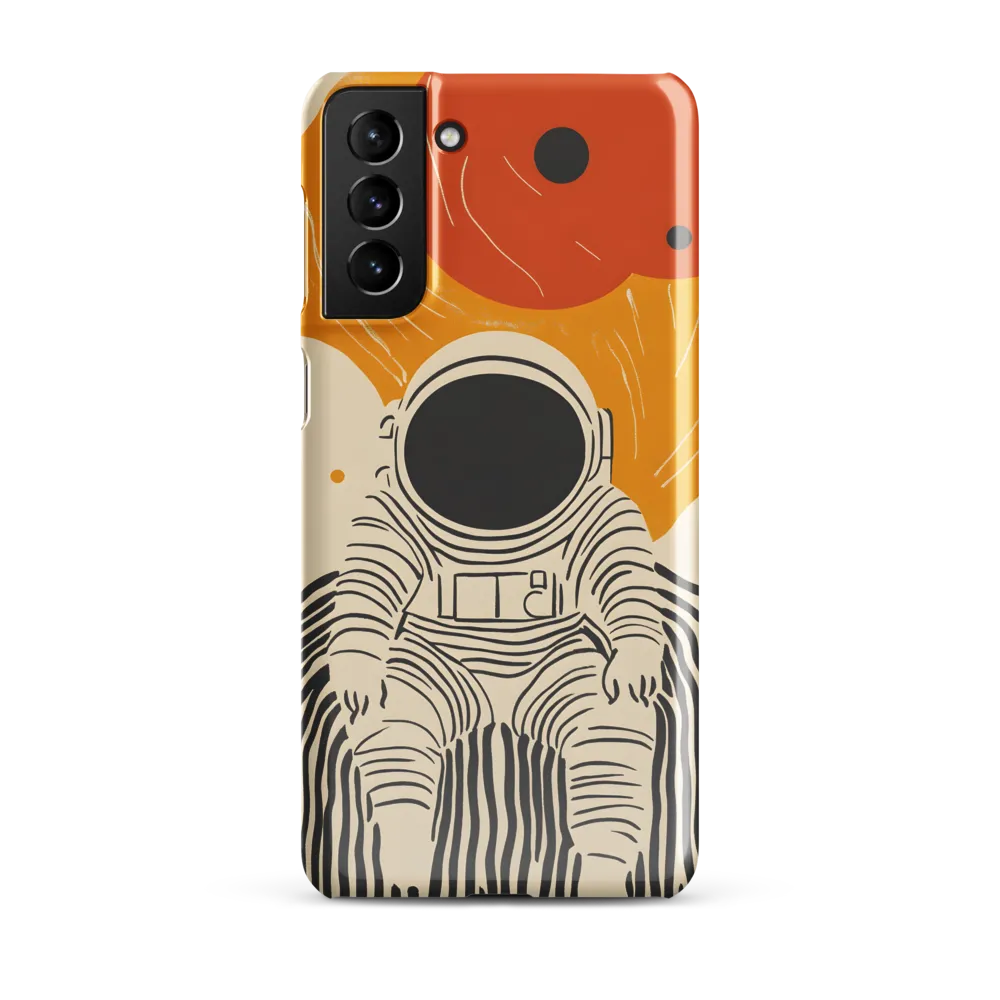 Astronaut in Cosmic Thoughts | Phone Case |  S21 Plus | Snap Case | Glossy