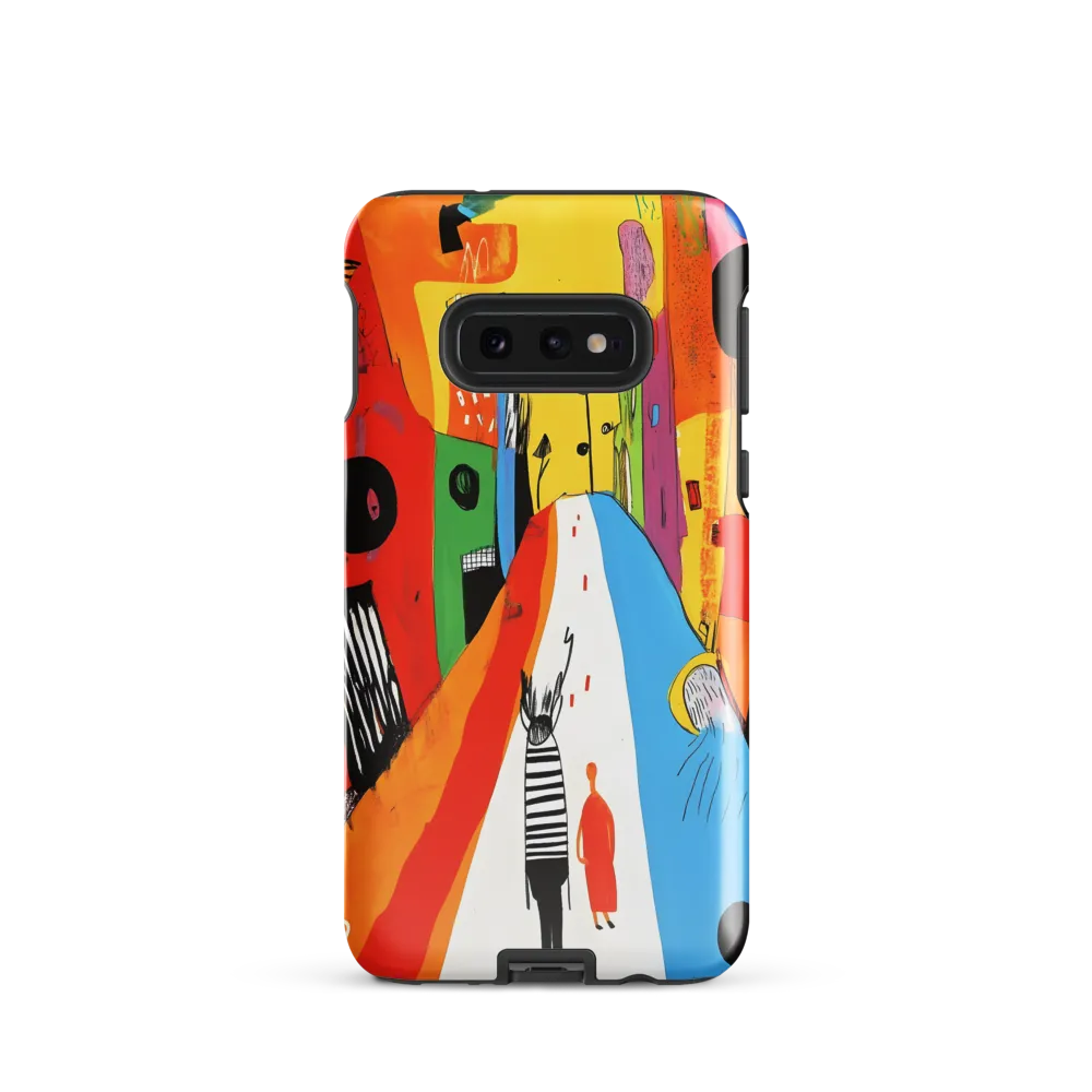 Vibrant Urban Journey | Phone Case |  S10e | Tough Case | Glossy