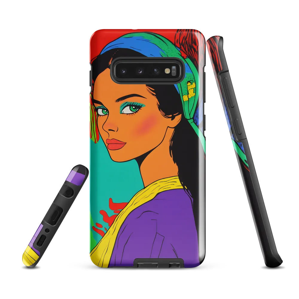 Vibrant Elegance | Phone Case |  S10 Plus | Tough Case | Glossy