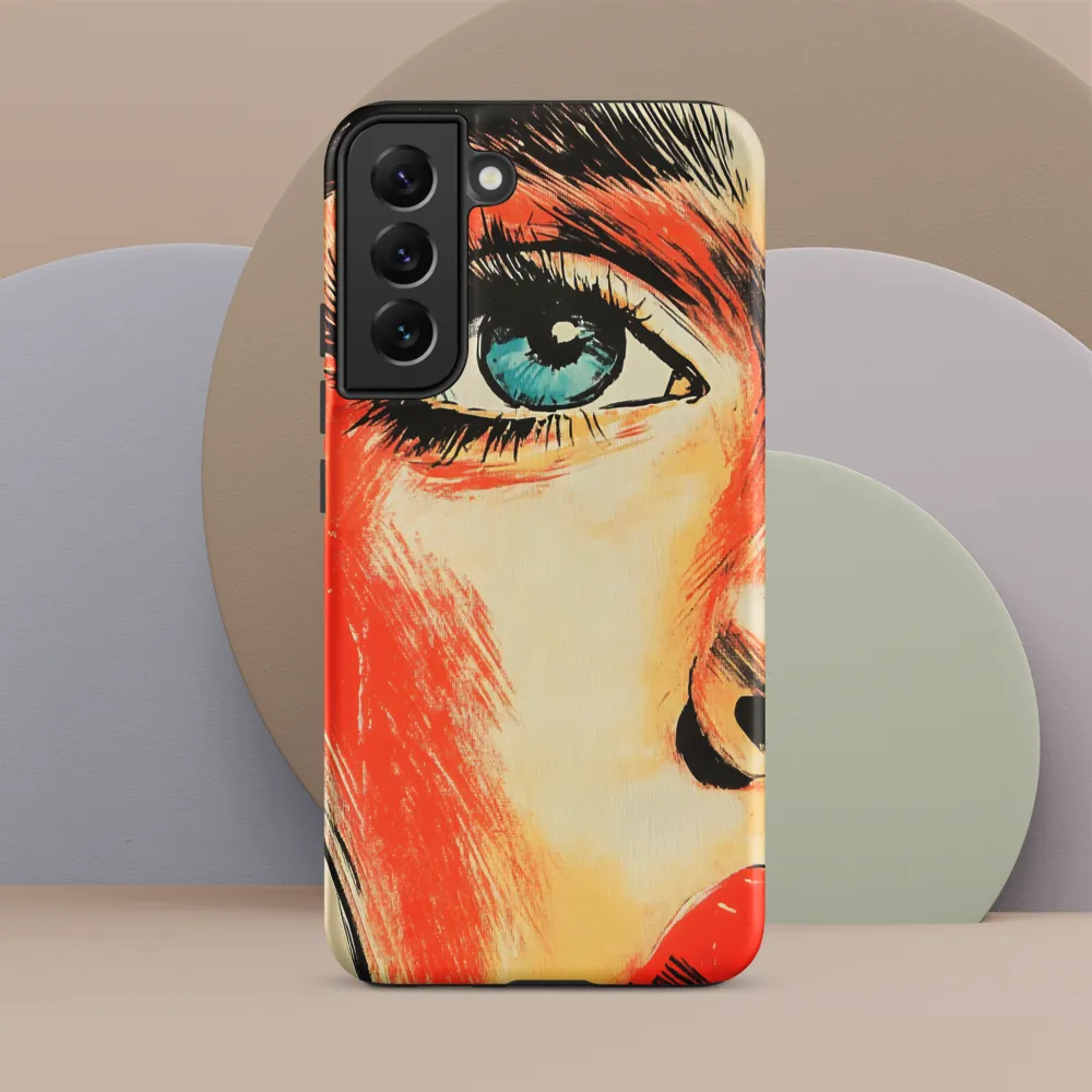 Intense Gaze: A Pop Art Portrait