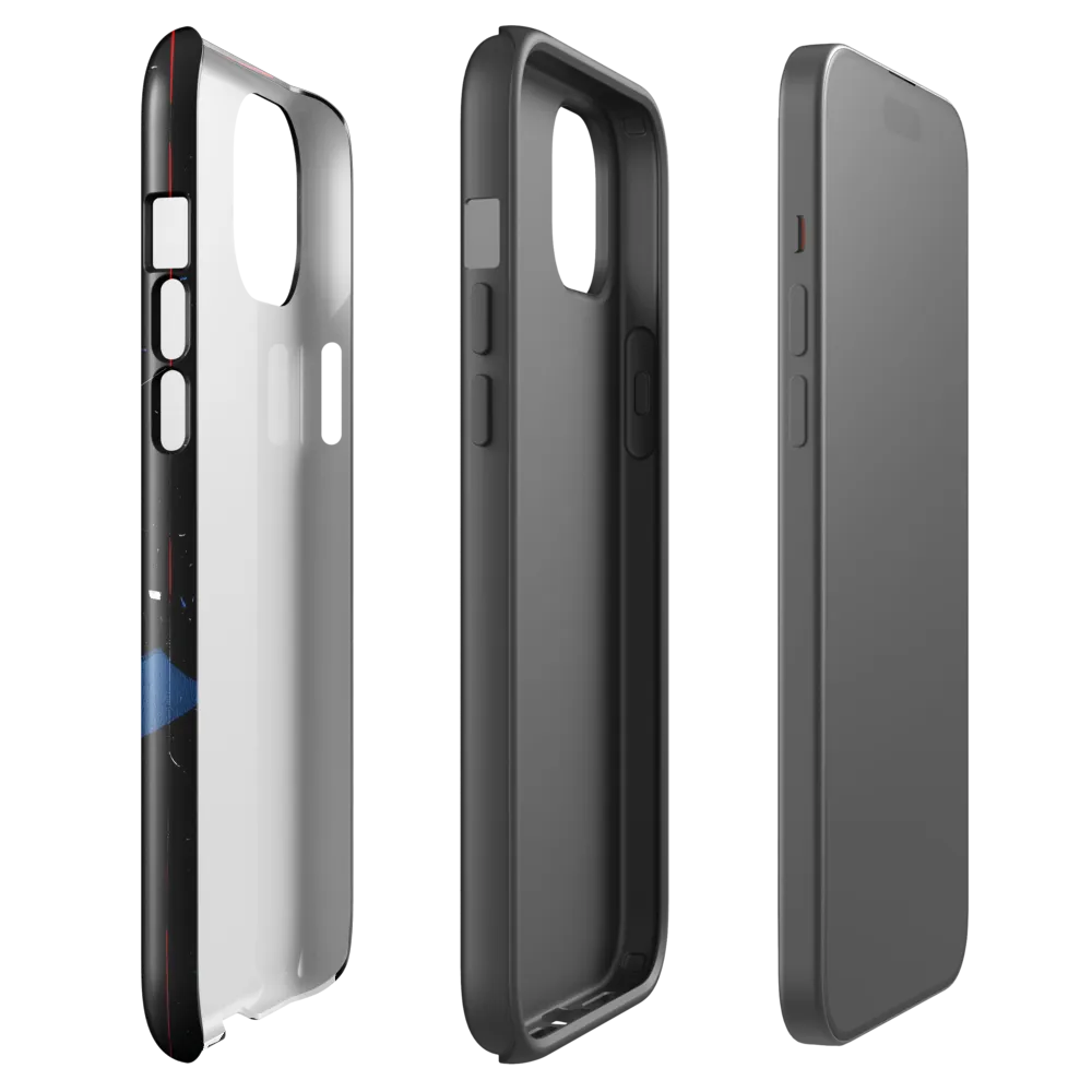 Blueprint of Depth | Phone Case |  15 Plus | Tough Case | Glossy