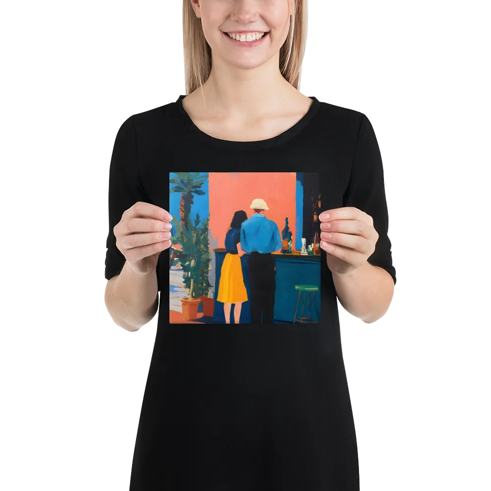 Seaside Rendezvous 
 Canvas | 8″x 8″