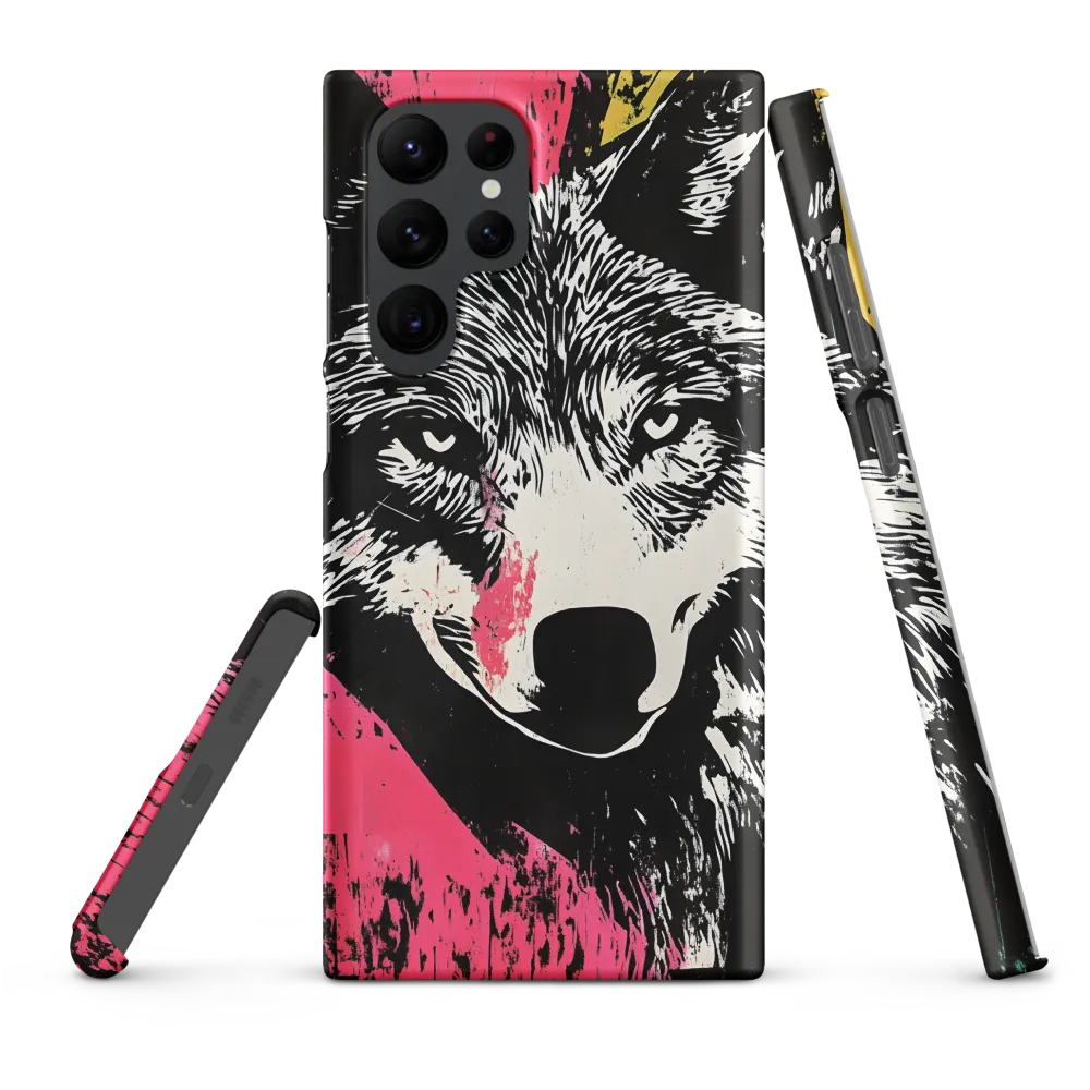 Intense Gaze of the Wolf