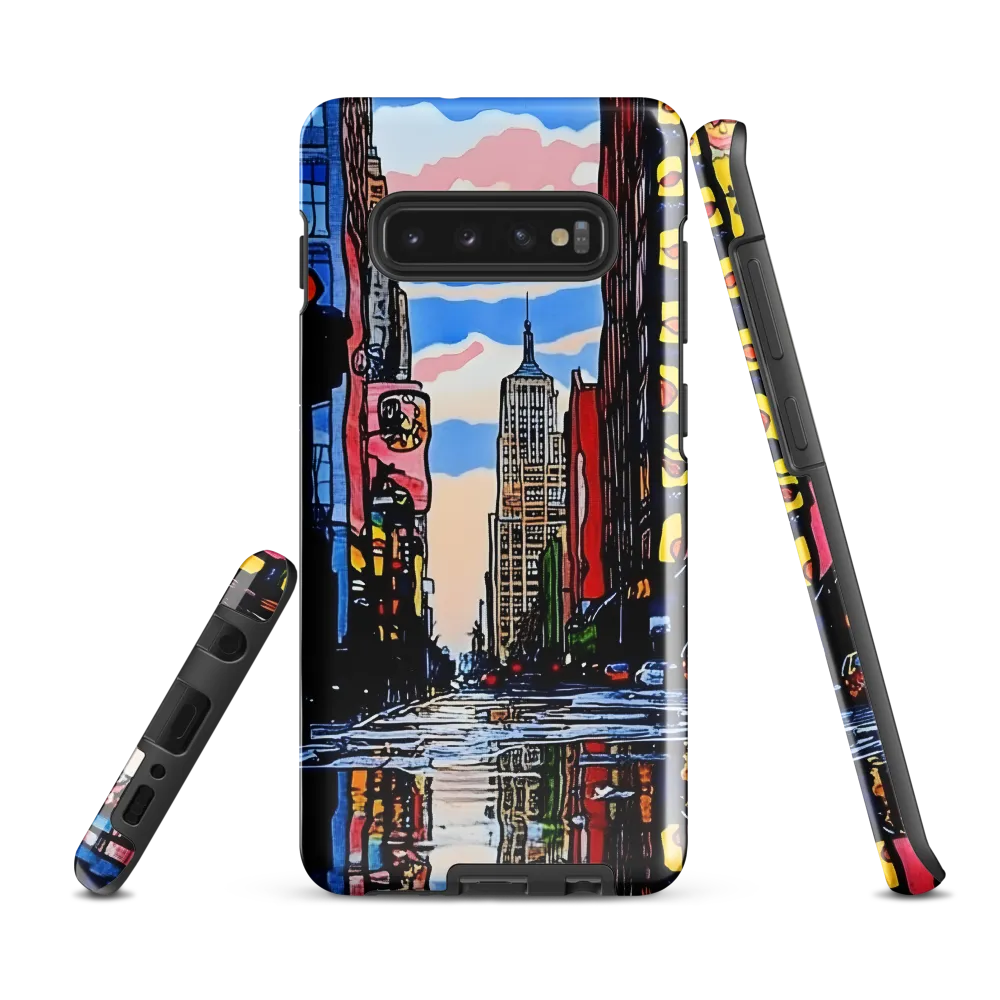 Reflections of a Vibrant City | Phone Case |  S10 Plus | Tough Case | Glossy