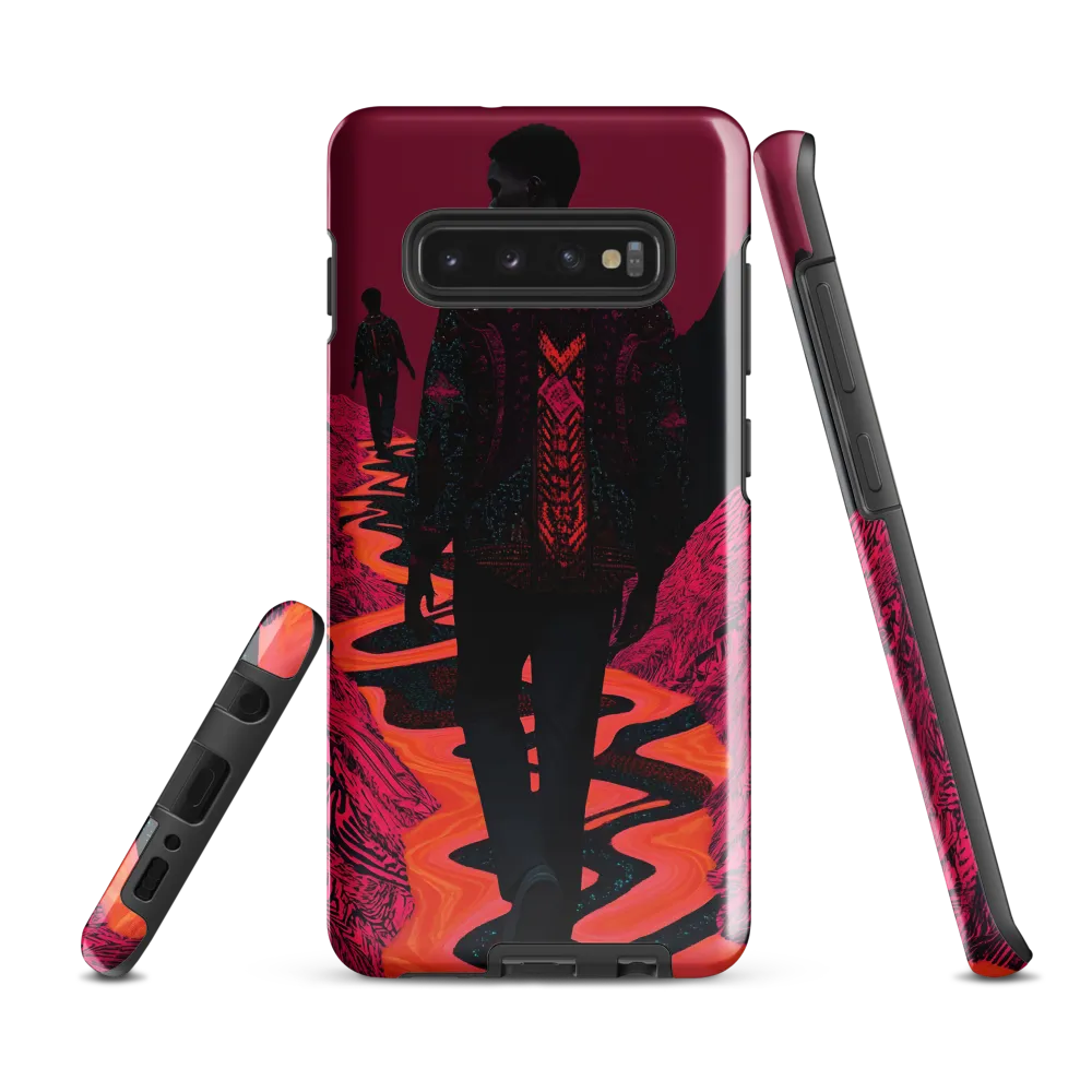 Journey Through the Vibrant Void | Phone Case |  S10 Plus | Tough Case | Glossy