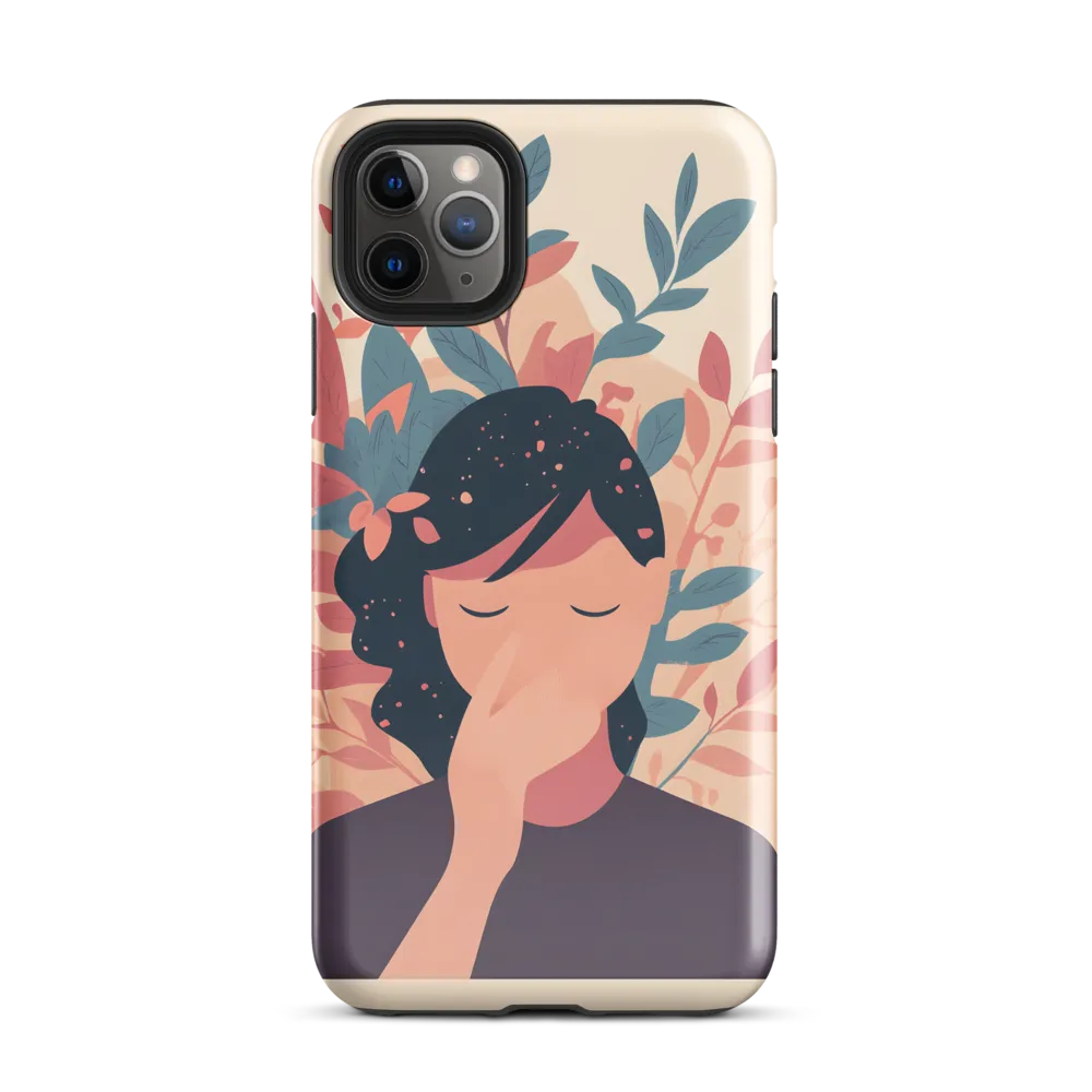 Whispers of Nature: A Serene Contemplation | Phone Case |  11 Pro Max | Tough Case | Glossy