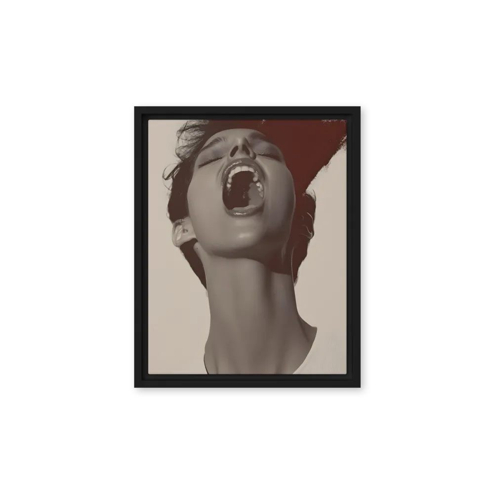 Echoes of Emotion | Canvas with Black Frame | 11″×14″