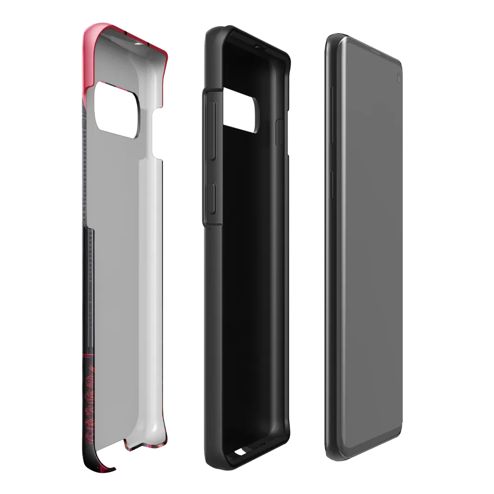 Urban Vibrance: A Digital Exploration of Skyscrapers | Phone Case |  S10 Plus | Tough Case | Glossy