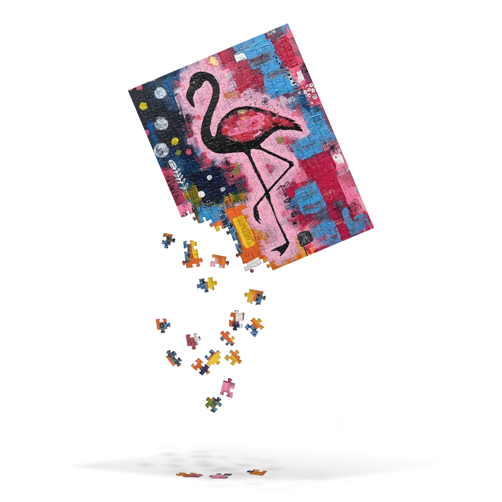 Rosy Flamingo 
 Jigsaw Puzzle