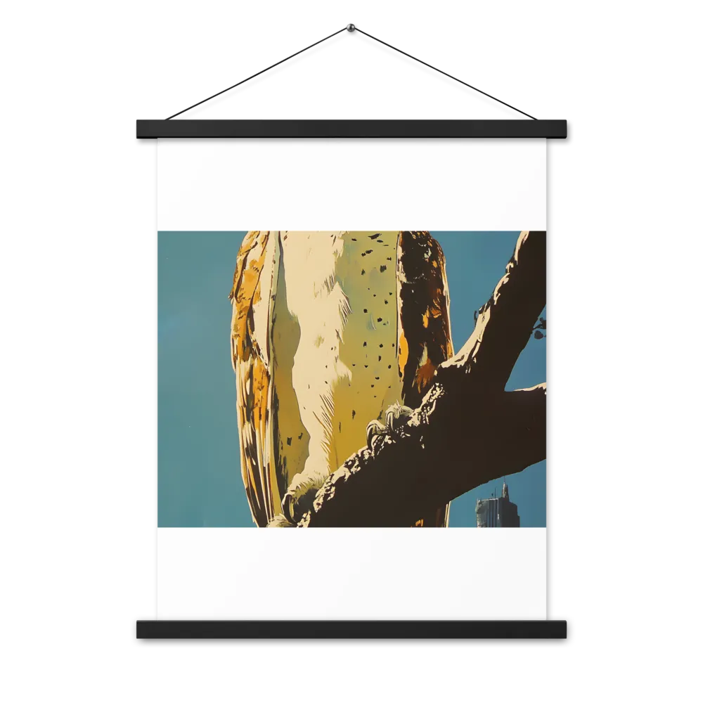 The Guardian of the Urban Wild | Poster With Black Wood Hanger | 18″×24″