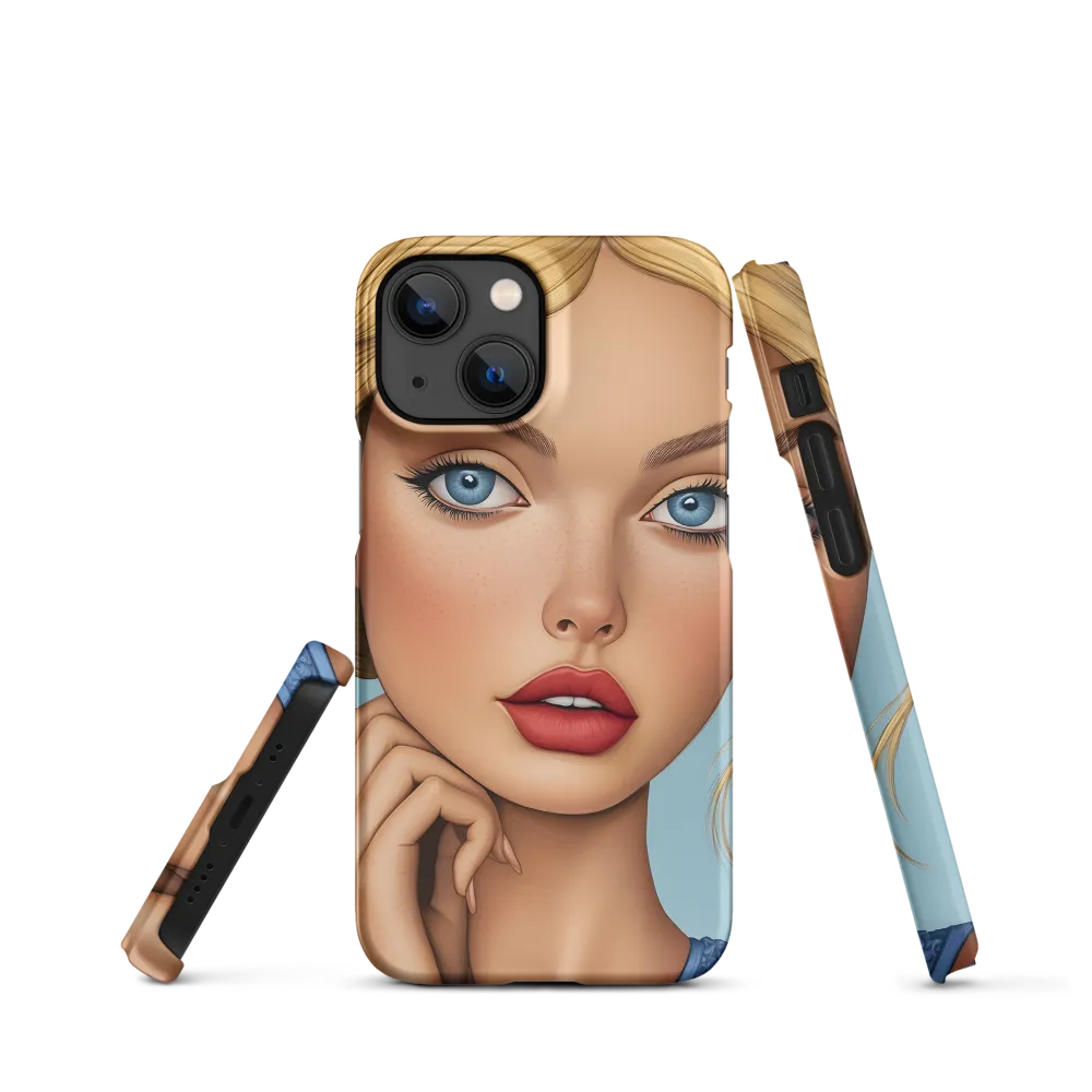 Serenity in Blue | Phone Case |  13 Mini | Snap Case | Matte
